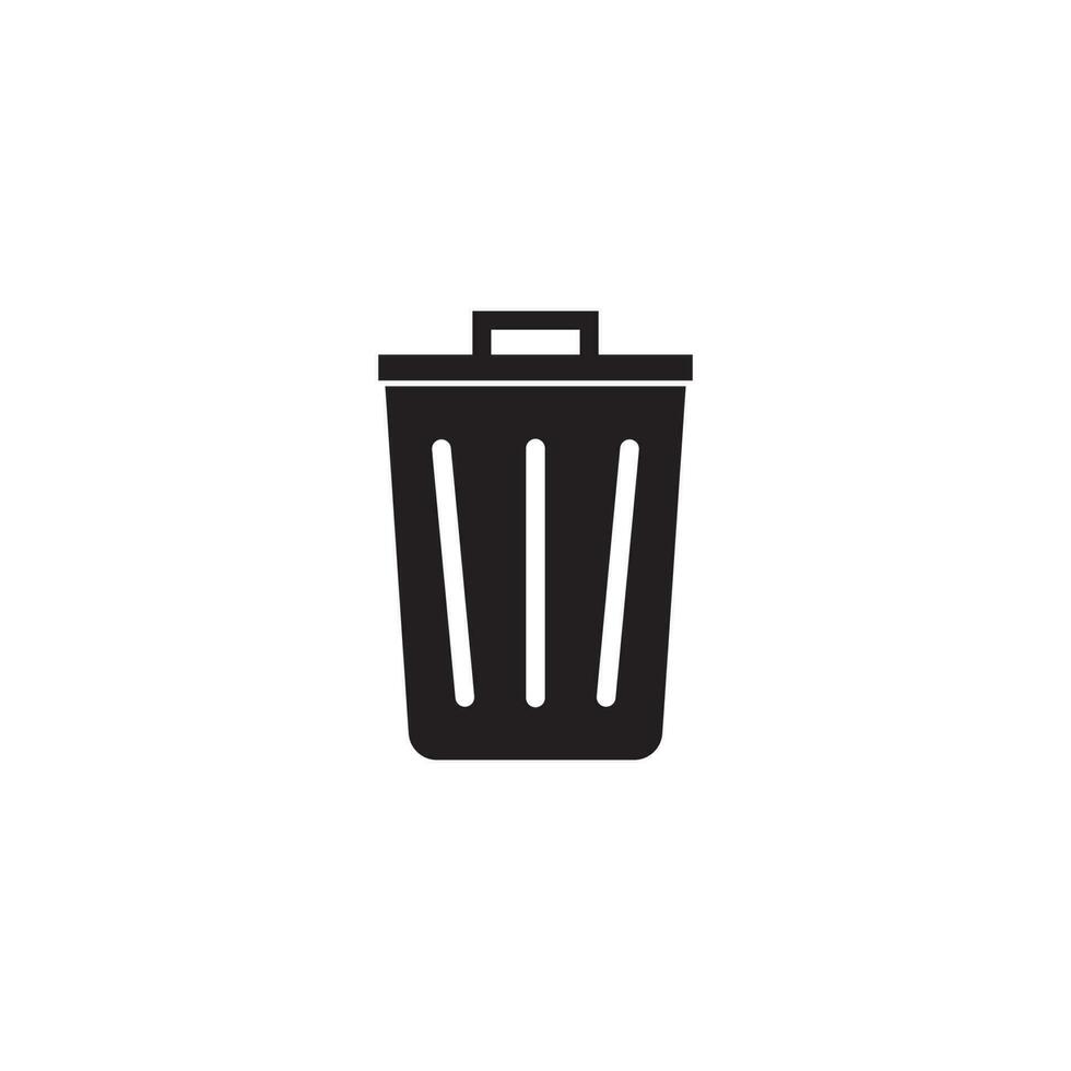 trash can vector icon