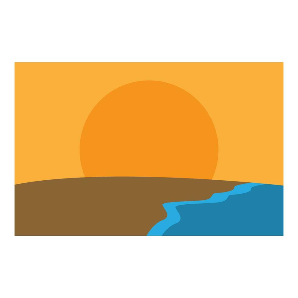 beach element vector design