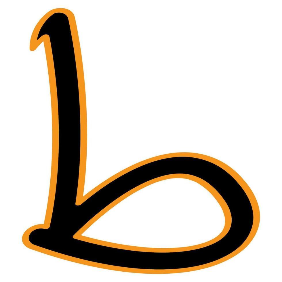 Arábica letra vector ilustración diseño