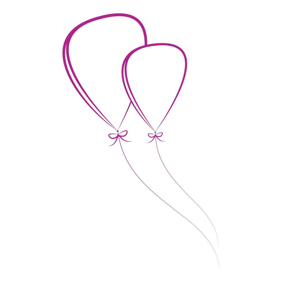 balloon vector element