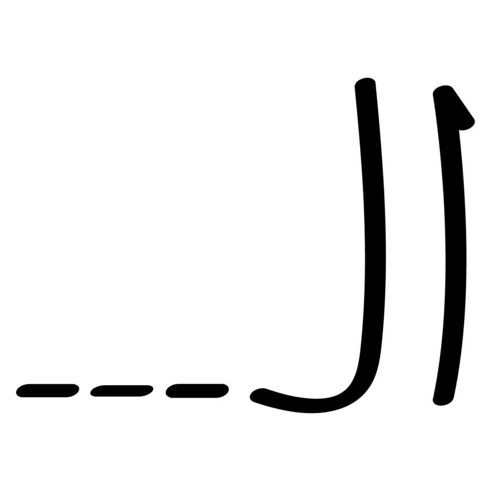 arabic letter logo vector illustration