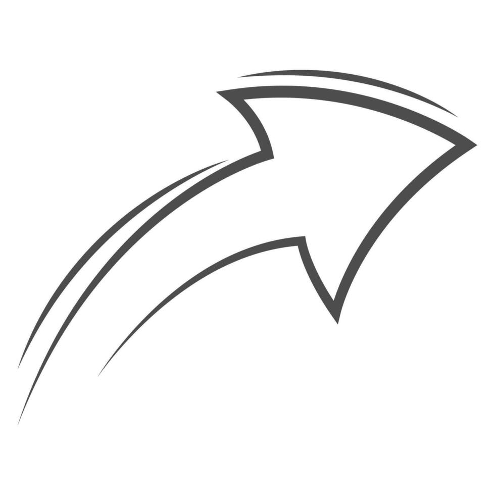 flecha vector icono ilustración diseño
