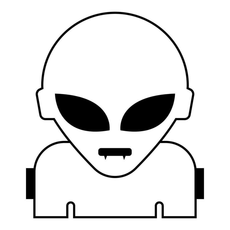 ufo space icon vector illustration