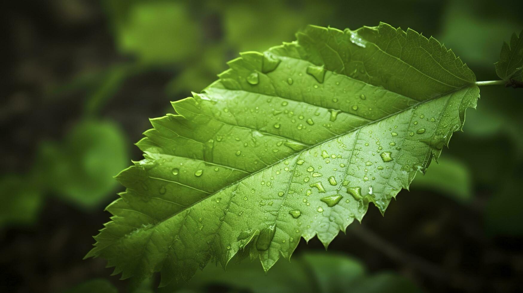 Earth Day and World Environment Day, Spring, Beautiful Natural fresh green leaf, relaxation nature concept, generate ai photo