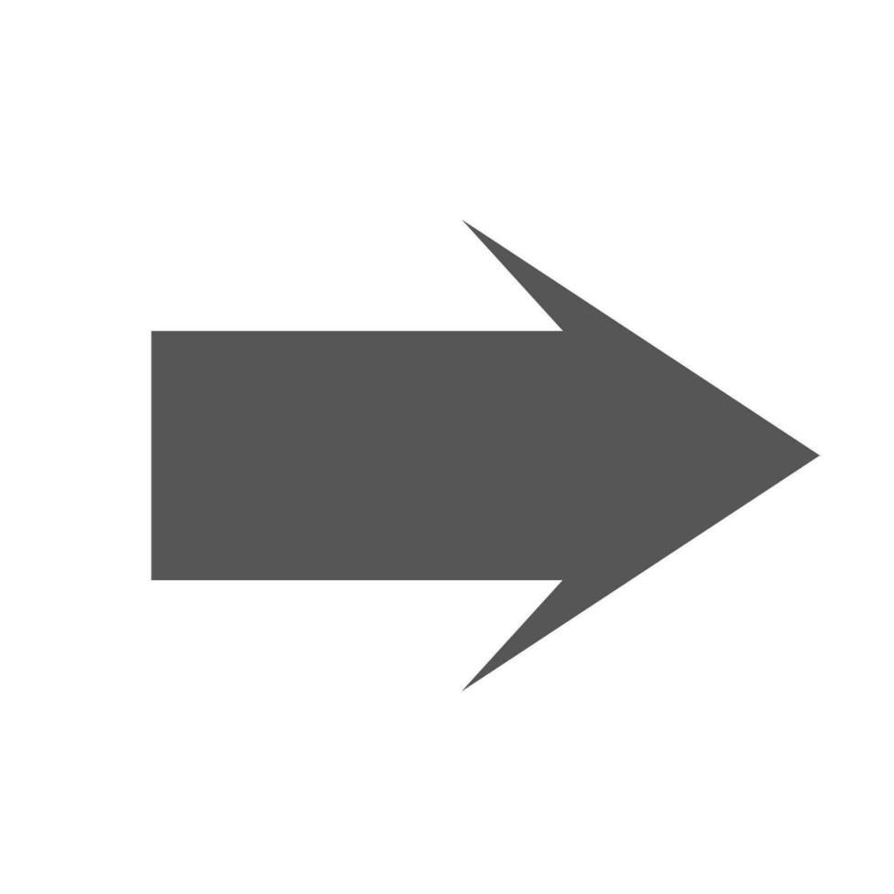Arrow Pointer Mark Icon Vector Illustration