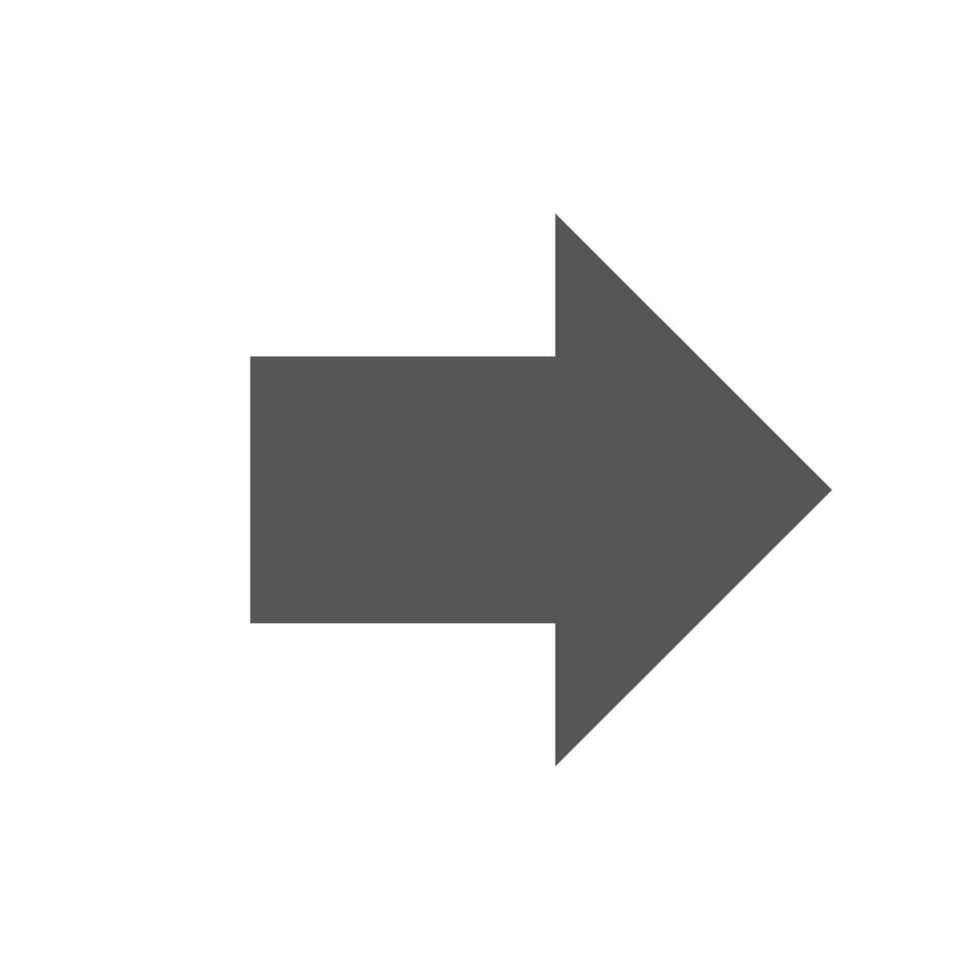 Arrow Pointer Mark Icon Vector Illustration