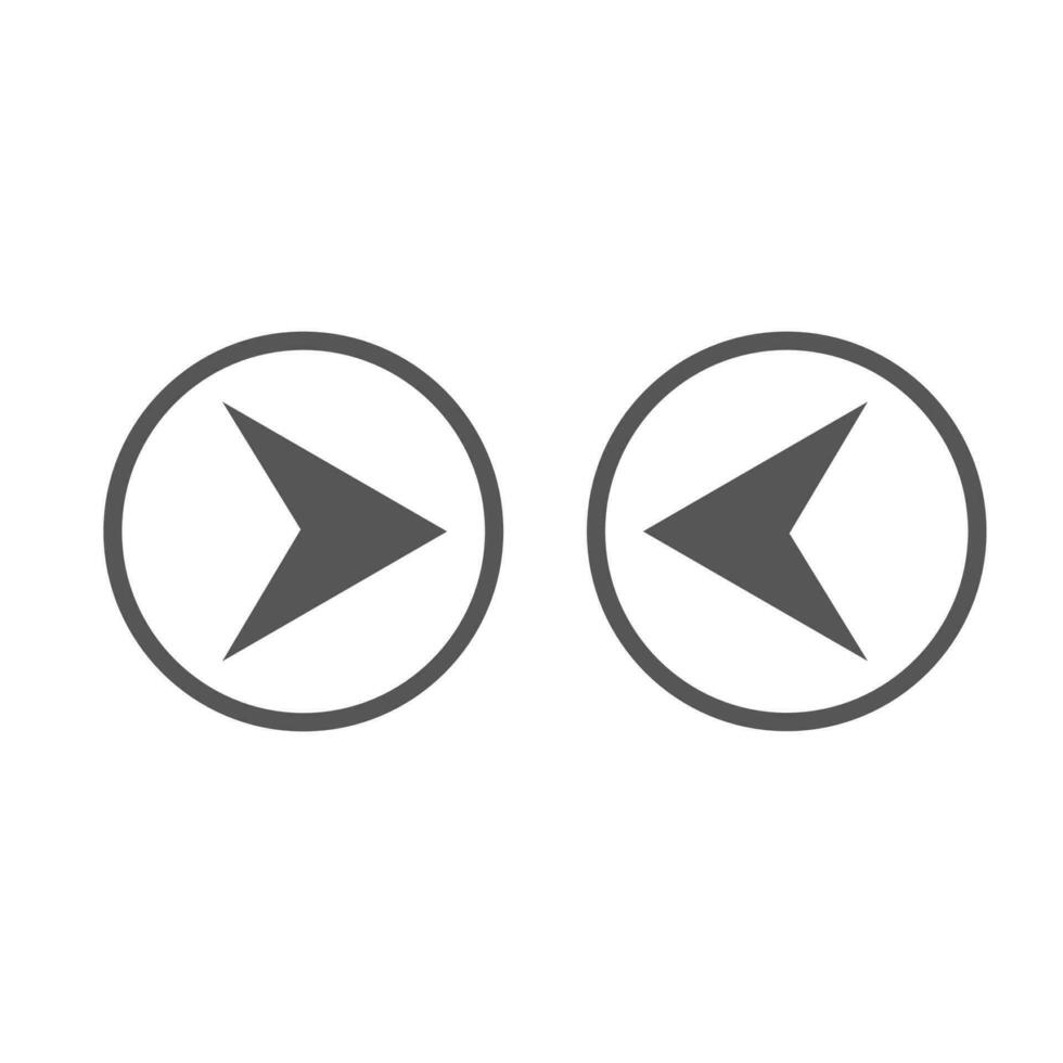 Arrow Pointer Mark Icon Vector Illustration