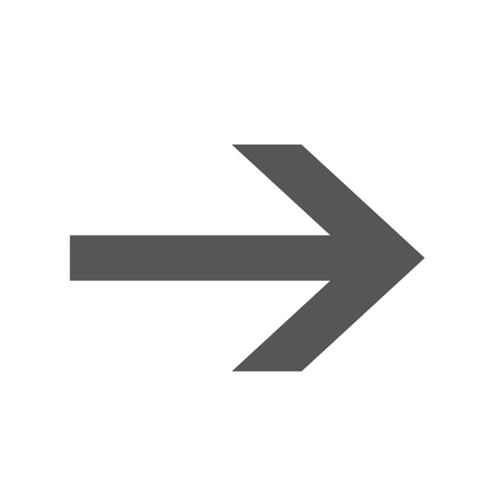 Arrow Pointer Mark Icon Vector Illustration
