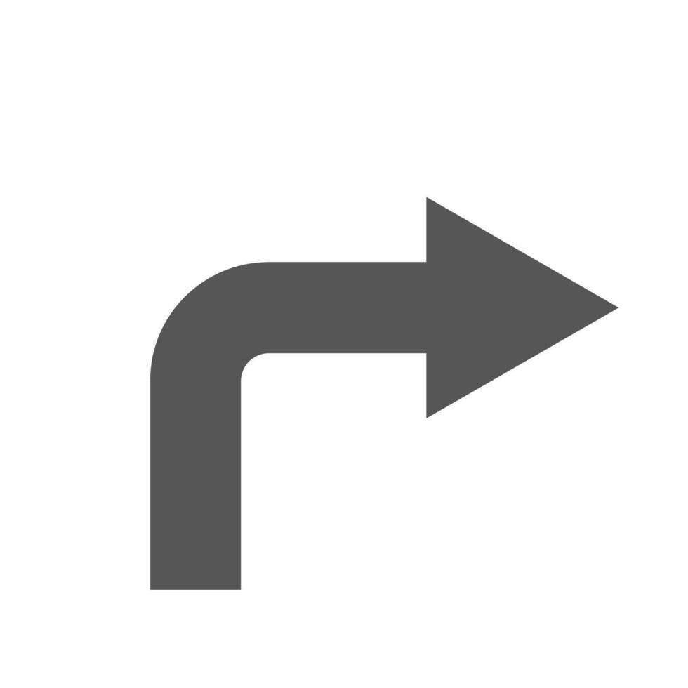 Arrow Pointer Mark Icon Vector Illustration