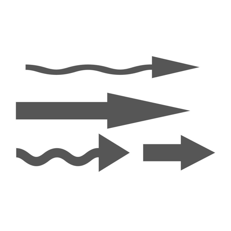Arrow Pointer Mark Icon Vector Illustration