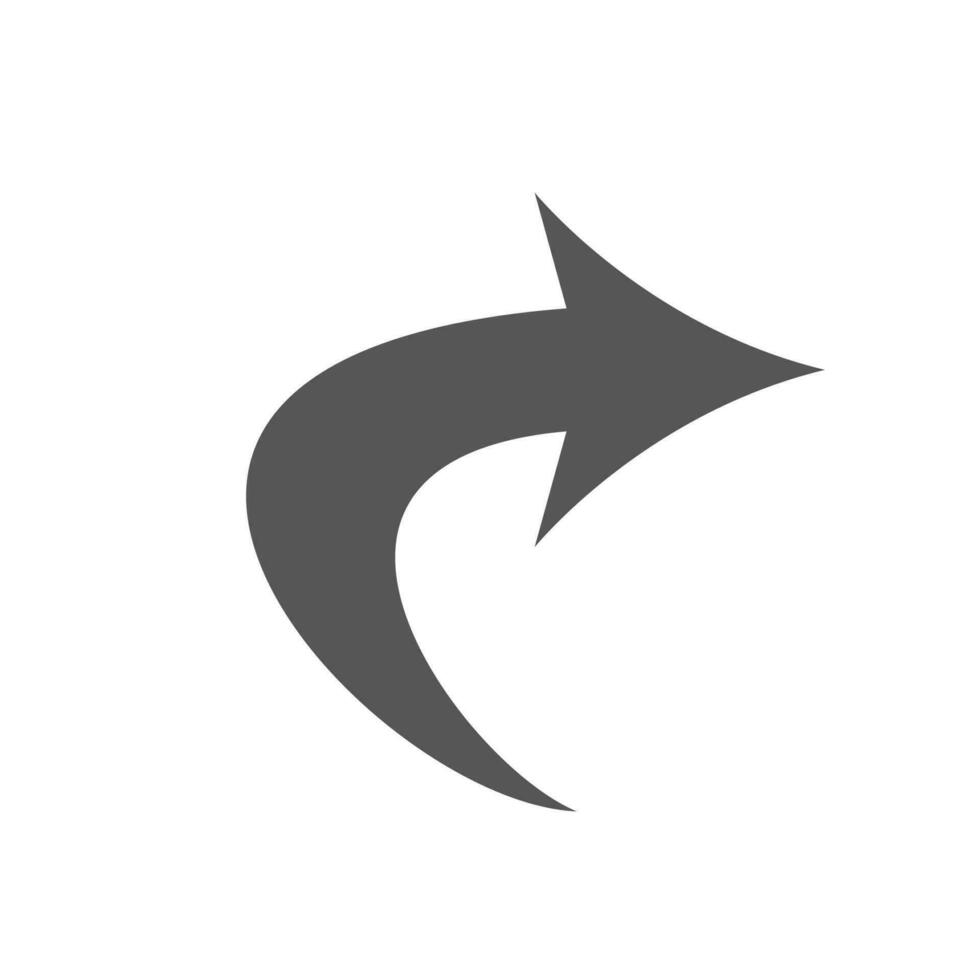 Arrow Pointer Mark Icon Vector Illustration