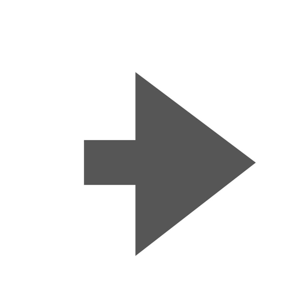 Arrow Pointer Mark Icon Vector Illustration