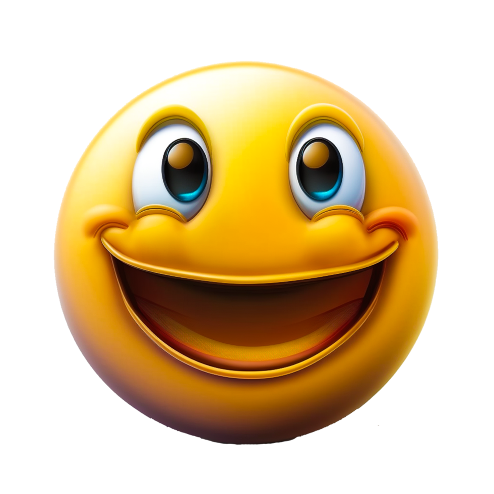 laughing emoji png AI generative