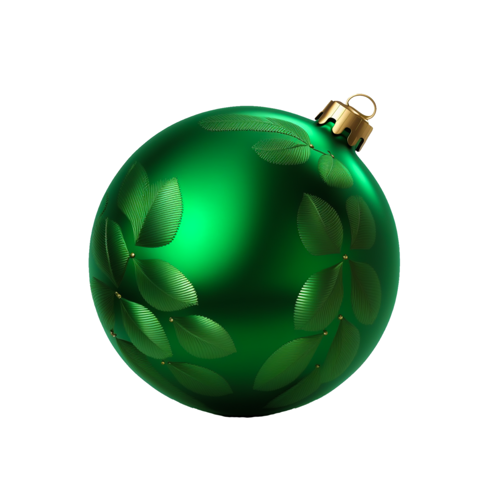 green Christmas ball 24396282 PNG