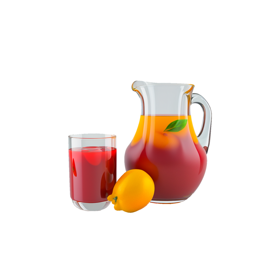 fresco frutta succo png ai generativo