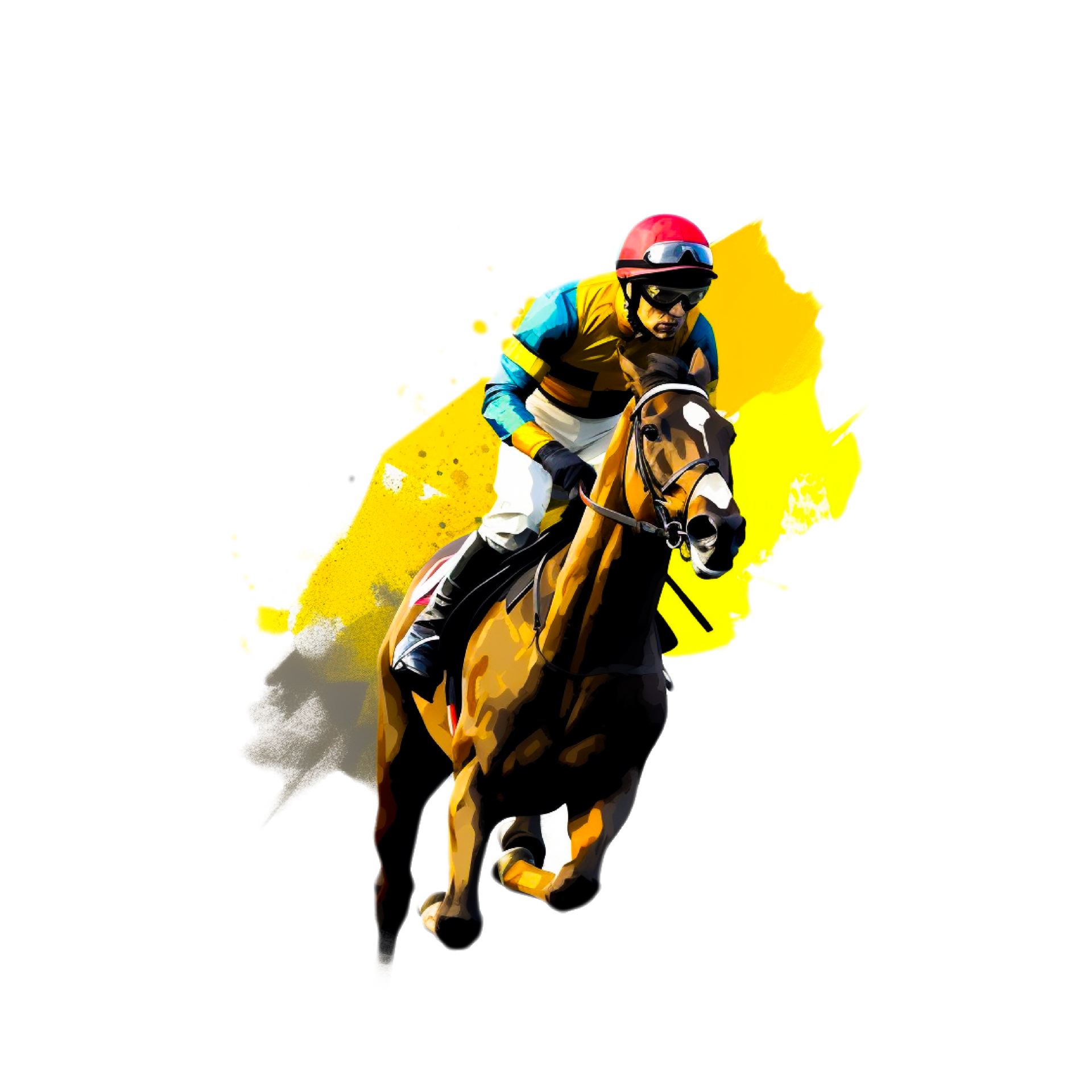 AI generative horse racing png 24396315 PNG