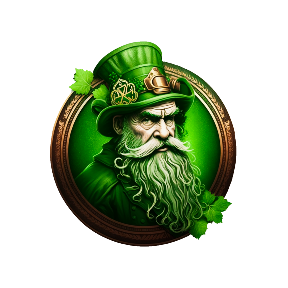 St patricks day character leprechaun with hat png