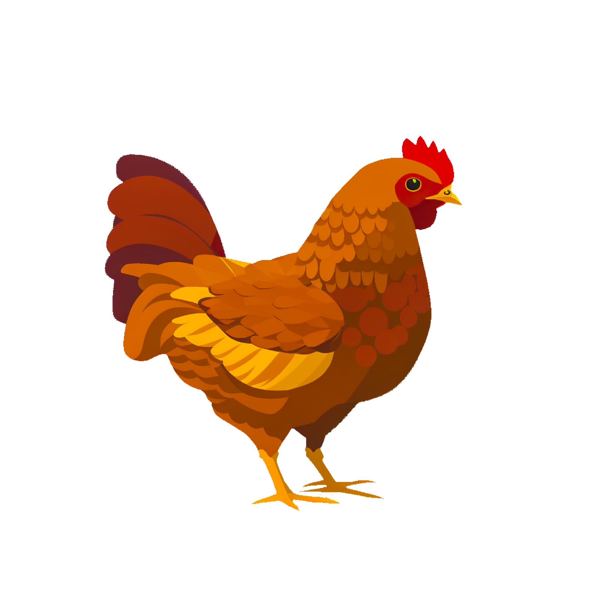 boiled egg chicken AI Generative 28538301 PNG