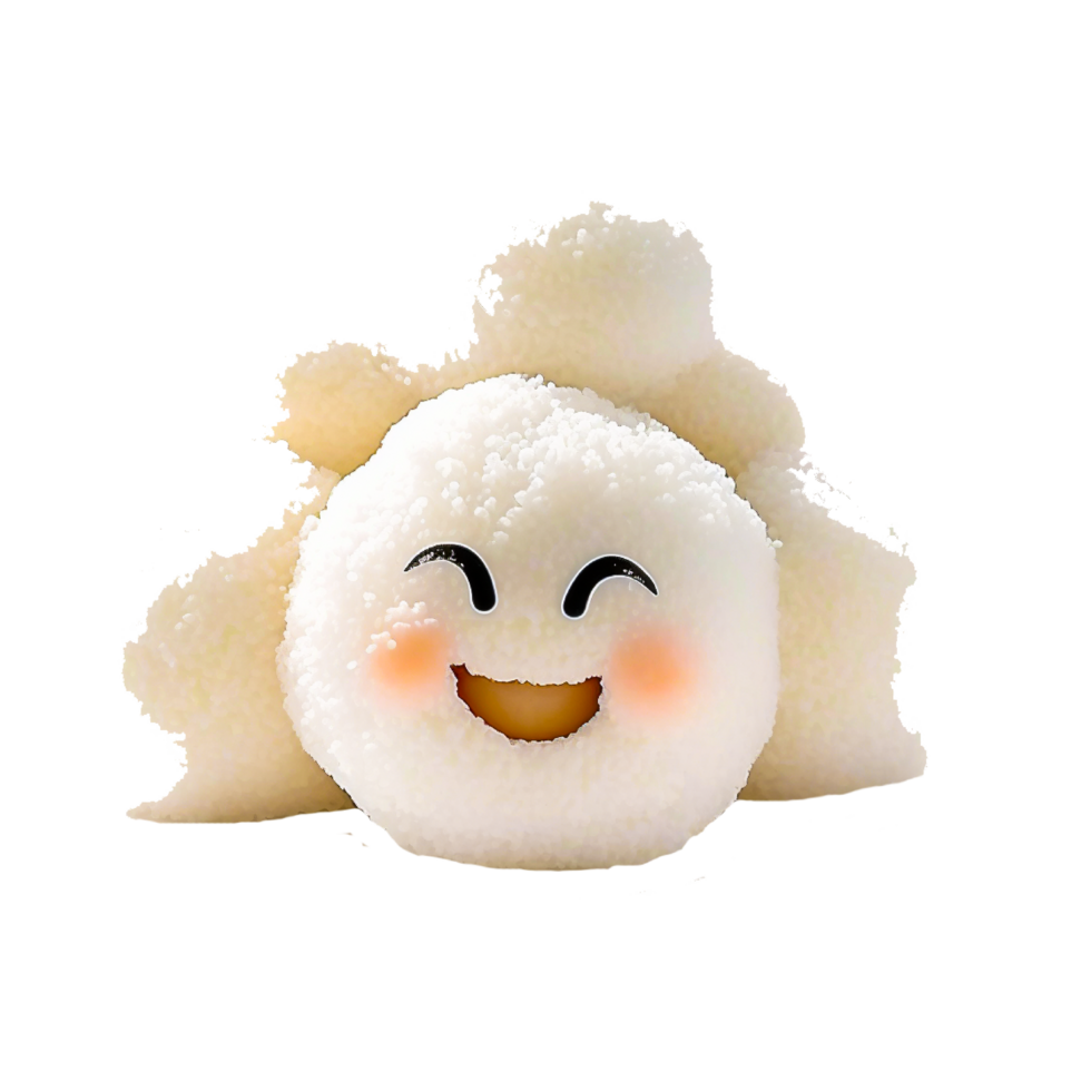 Cute Dumplings PNG AI generative