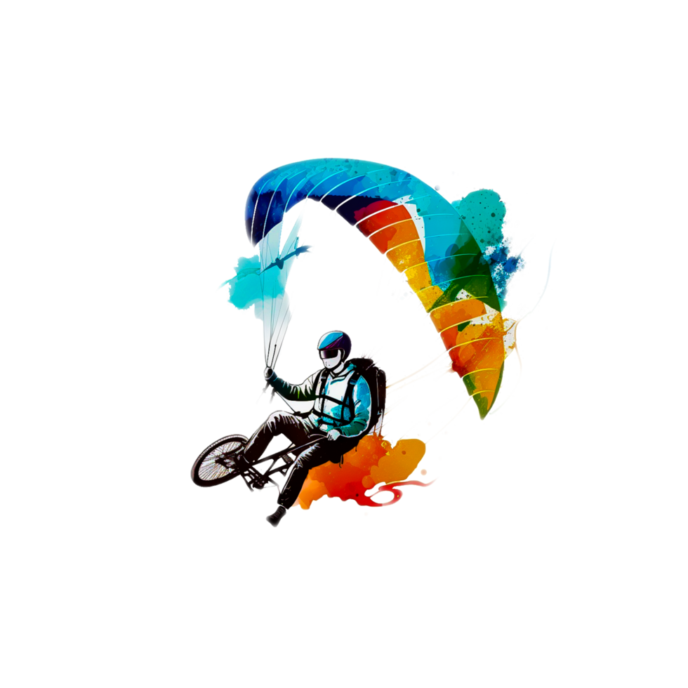 parachute png AI generative