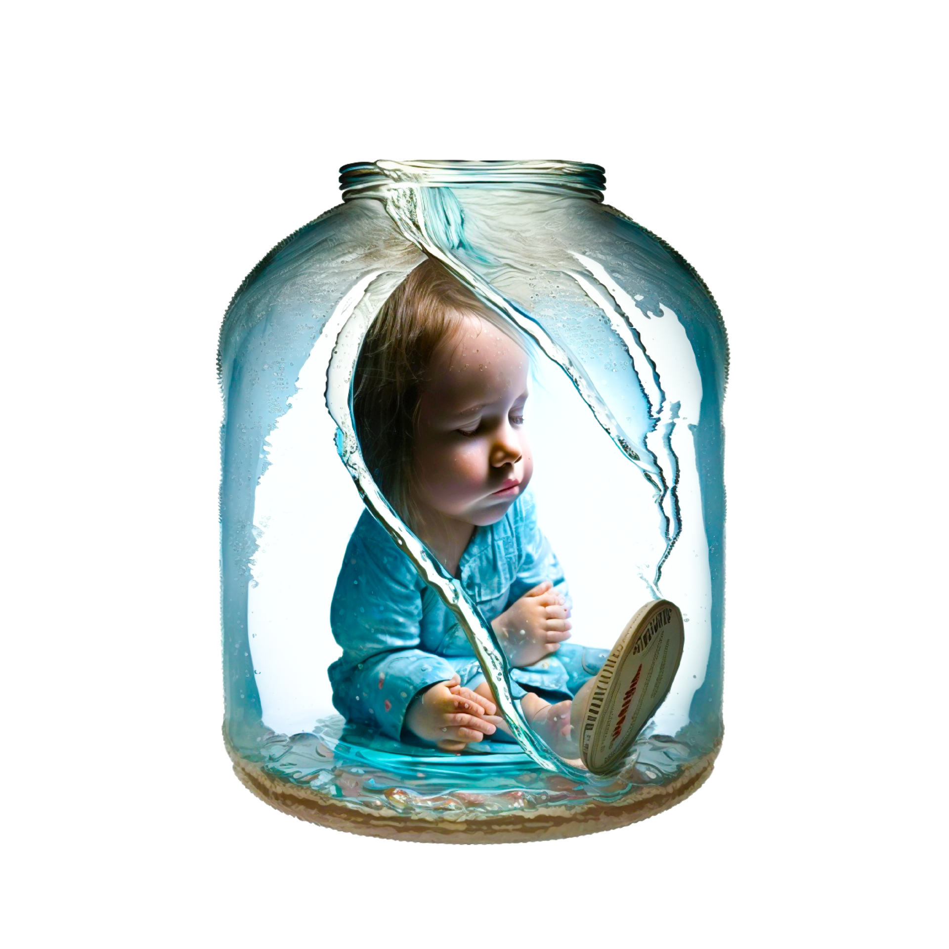 Cute Baby In Glass Jar 24396805 PNG cute-baby-in-glass-jar-24396805-png