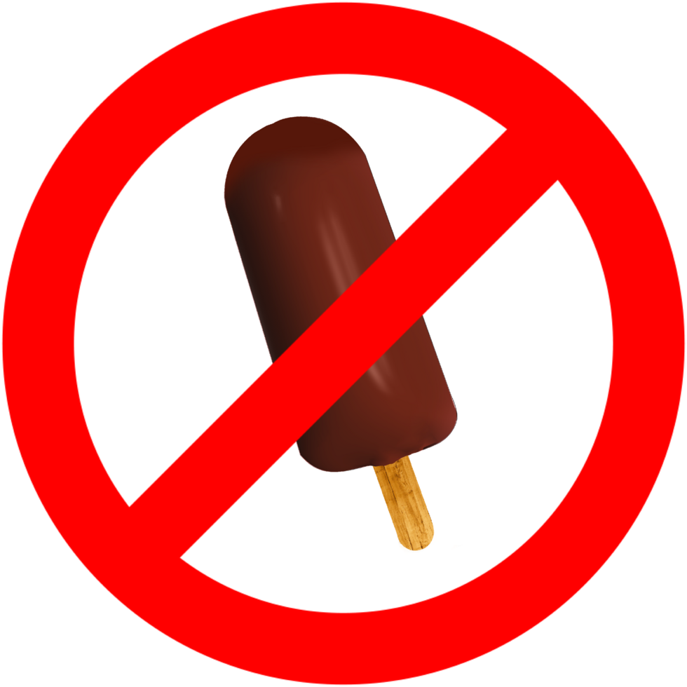 No Ice Cream Icon png