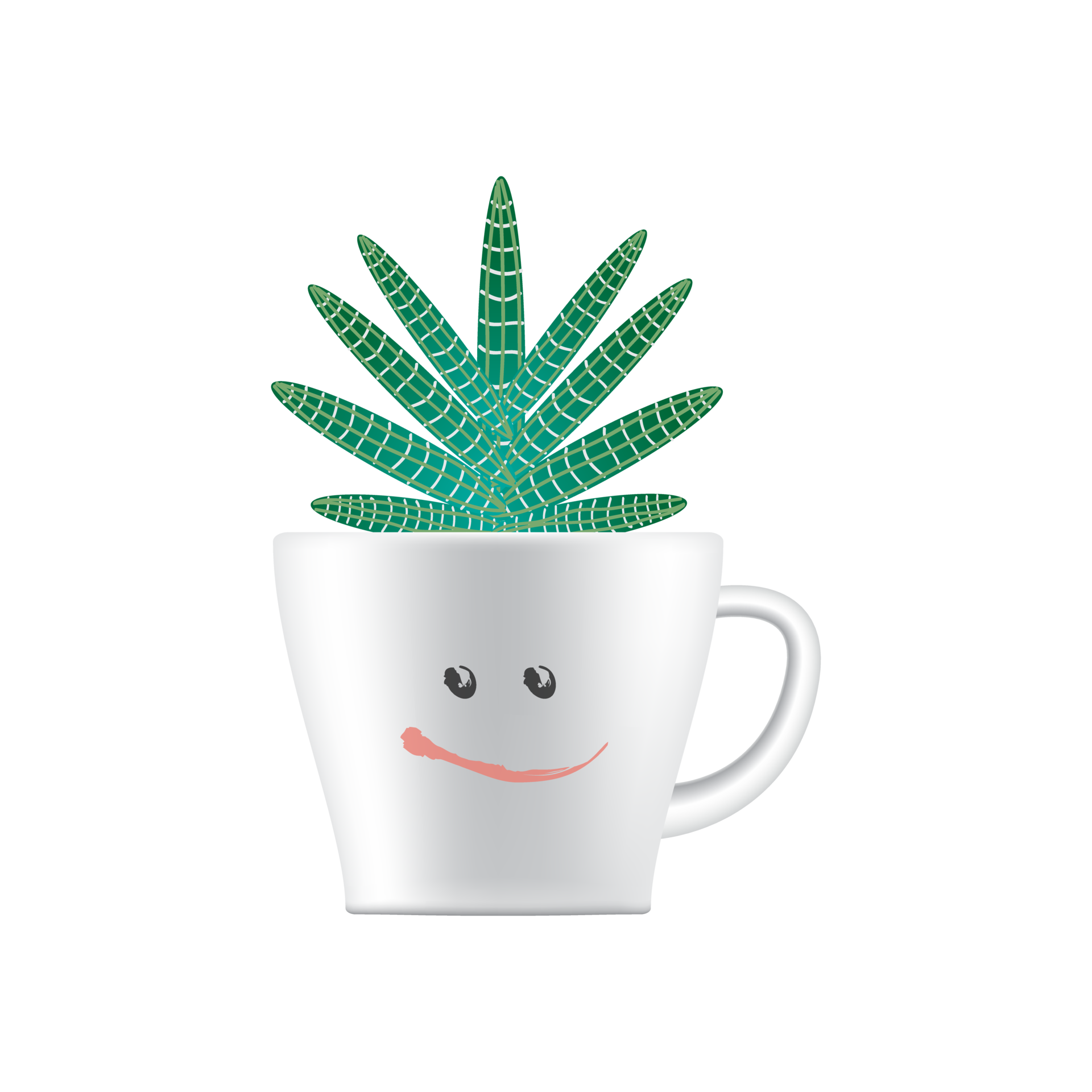 Ornamental Plant In A Coffee Cup 24397227 PNG ornamental-plant-in-a-coffee-cup-24397227-png