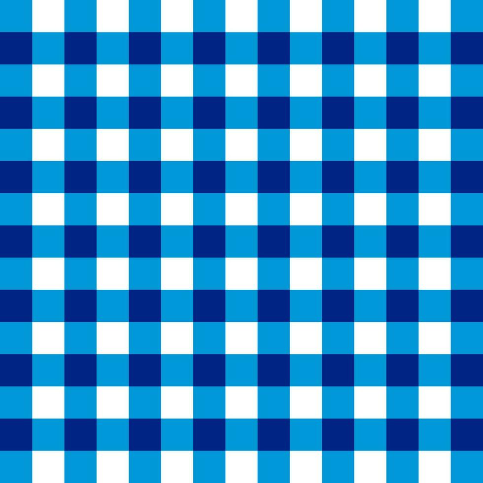 Blue gingham pattern background for advertising media or clothing industry or other media vector
