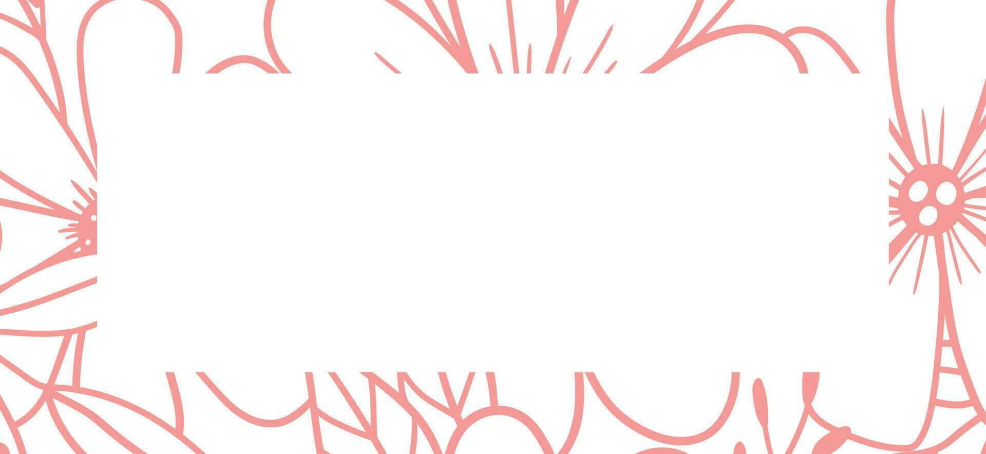 Rectangle frame abstract background drawing. vector