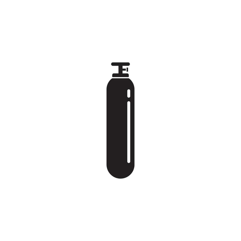 oxygen cylinder icon vector