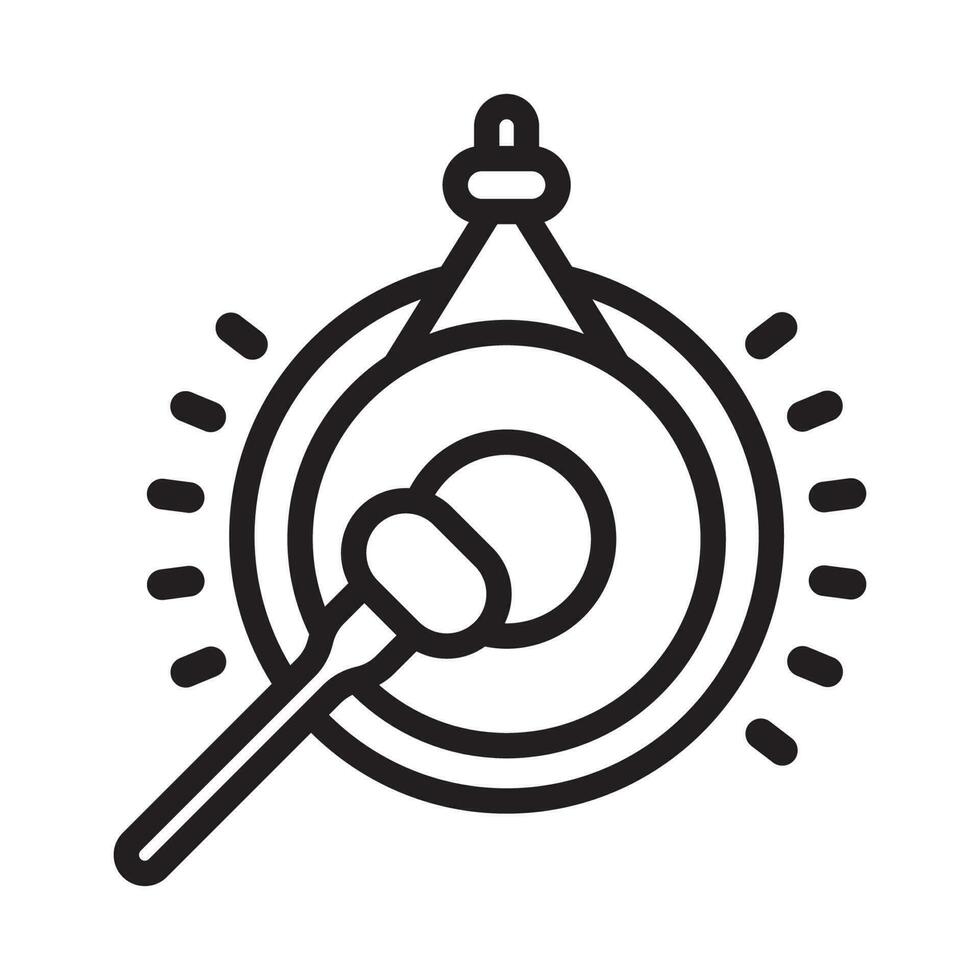 gongs icon vector