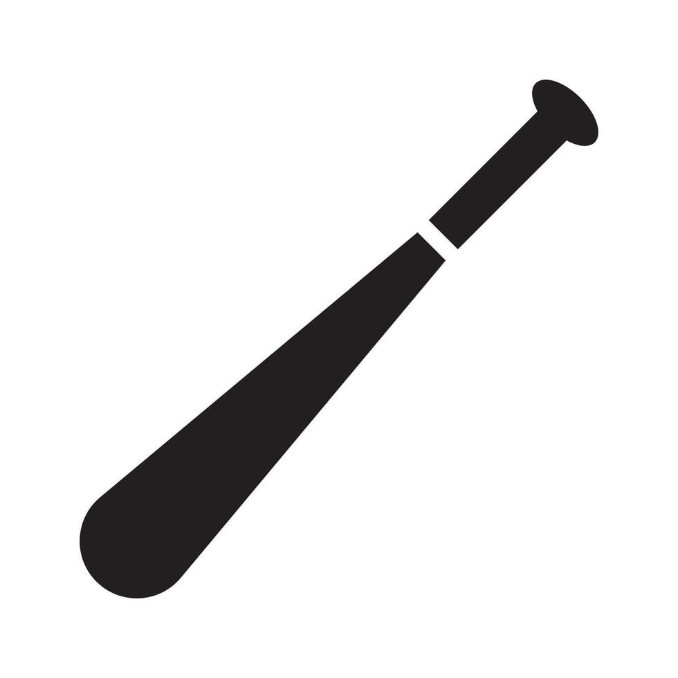 baseball bat icon vector