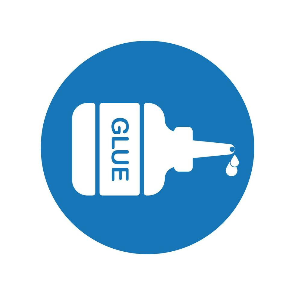 glue icon vector