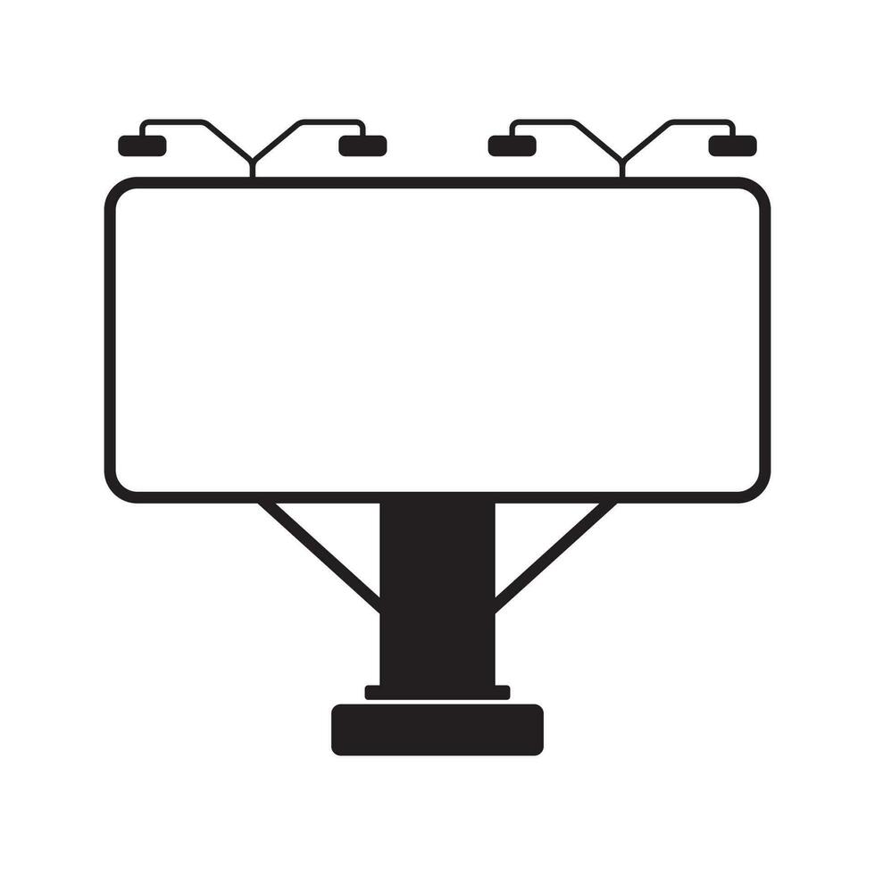 billboard icon vector