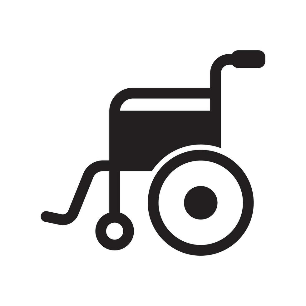 wheelchair icon vector