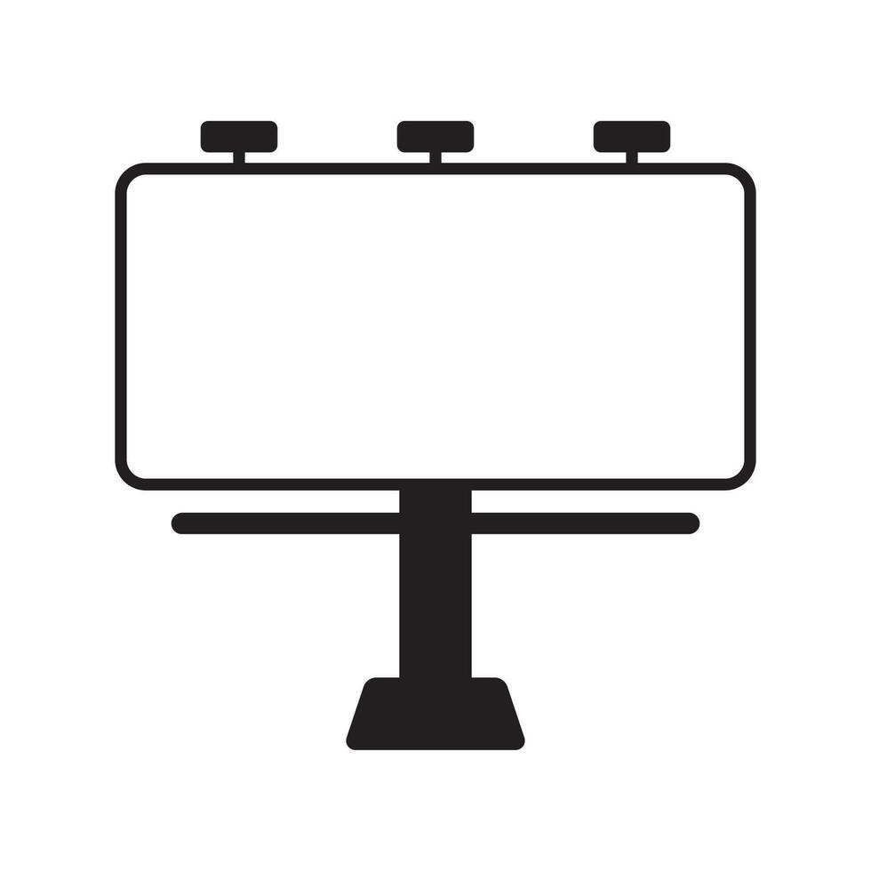 billboard icon vector