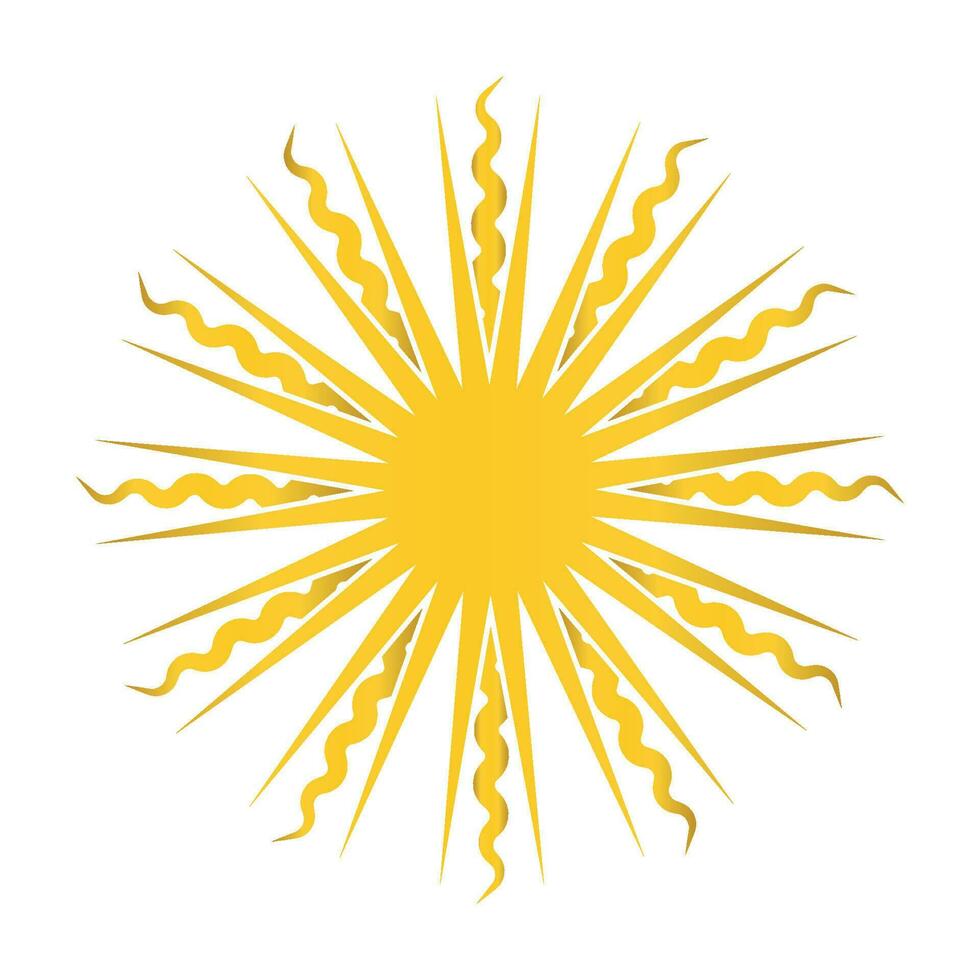 sun icon vector