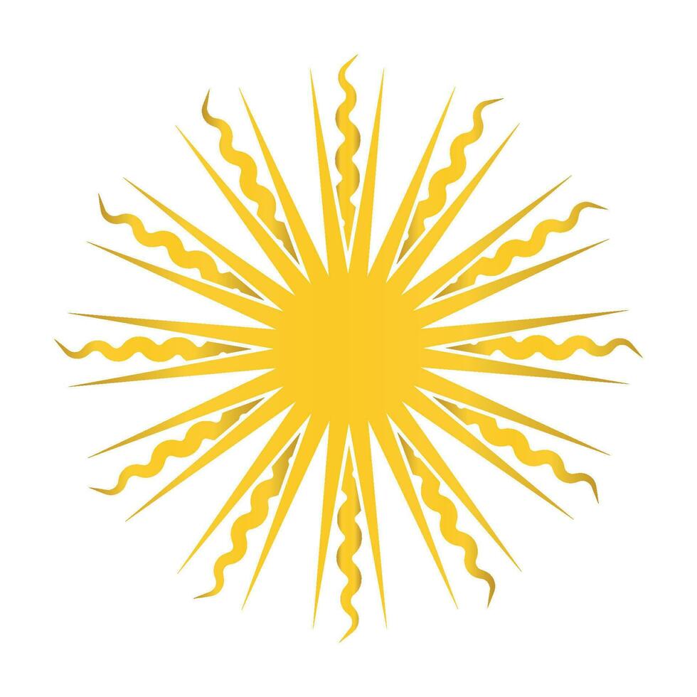 sun icon vector