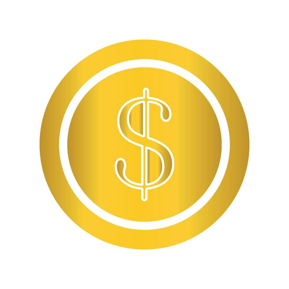 coin icon vector