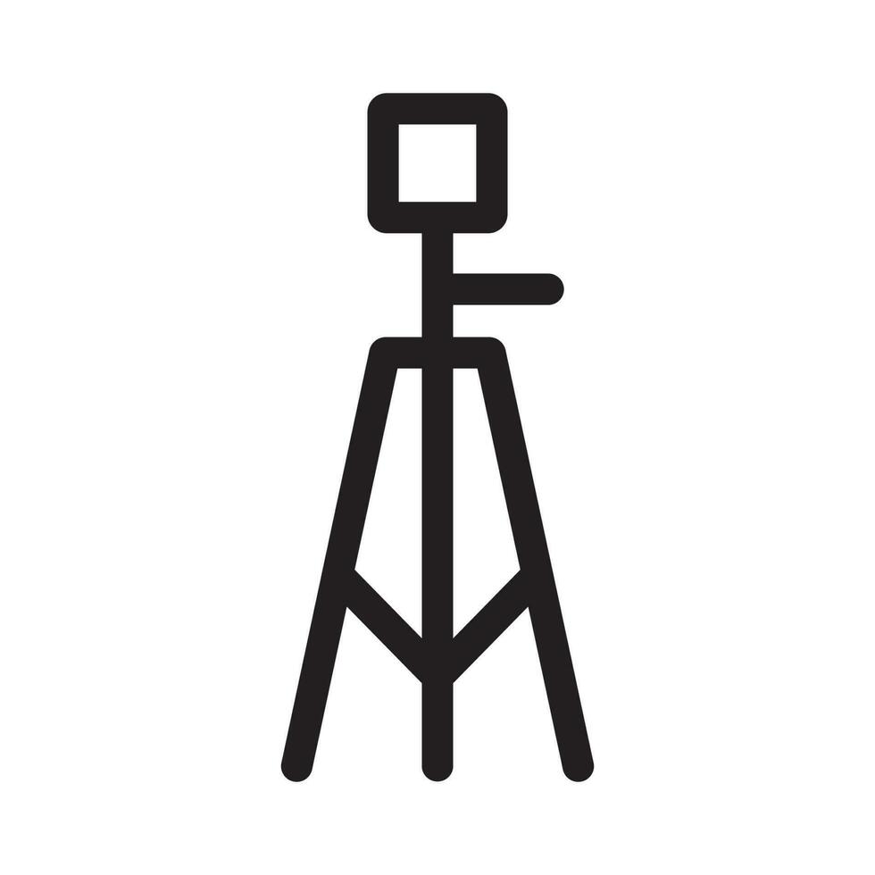 tripod icon love logo vector