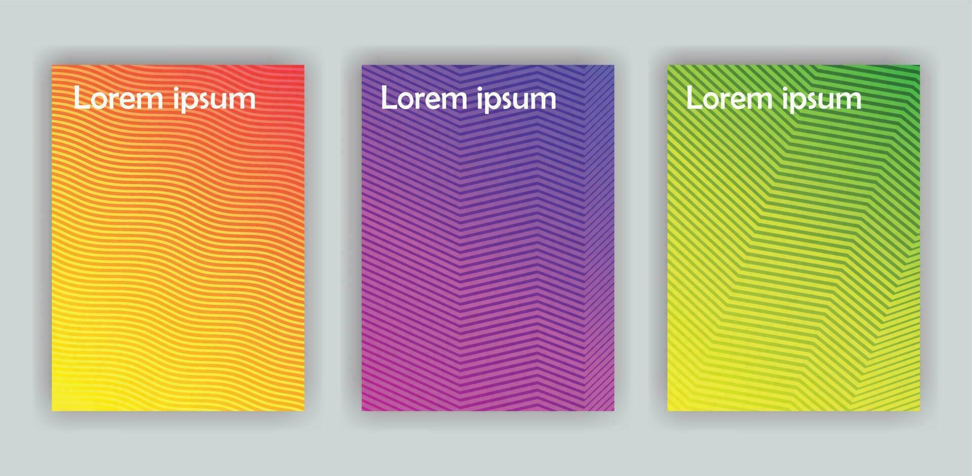 Abstract texture book brochure poster cover gradient template illustration of a set of banners. vector illustration EPS.