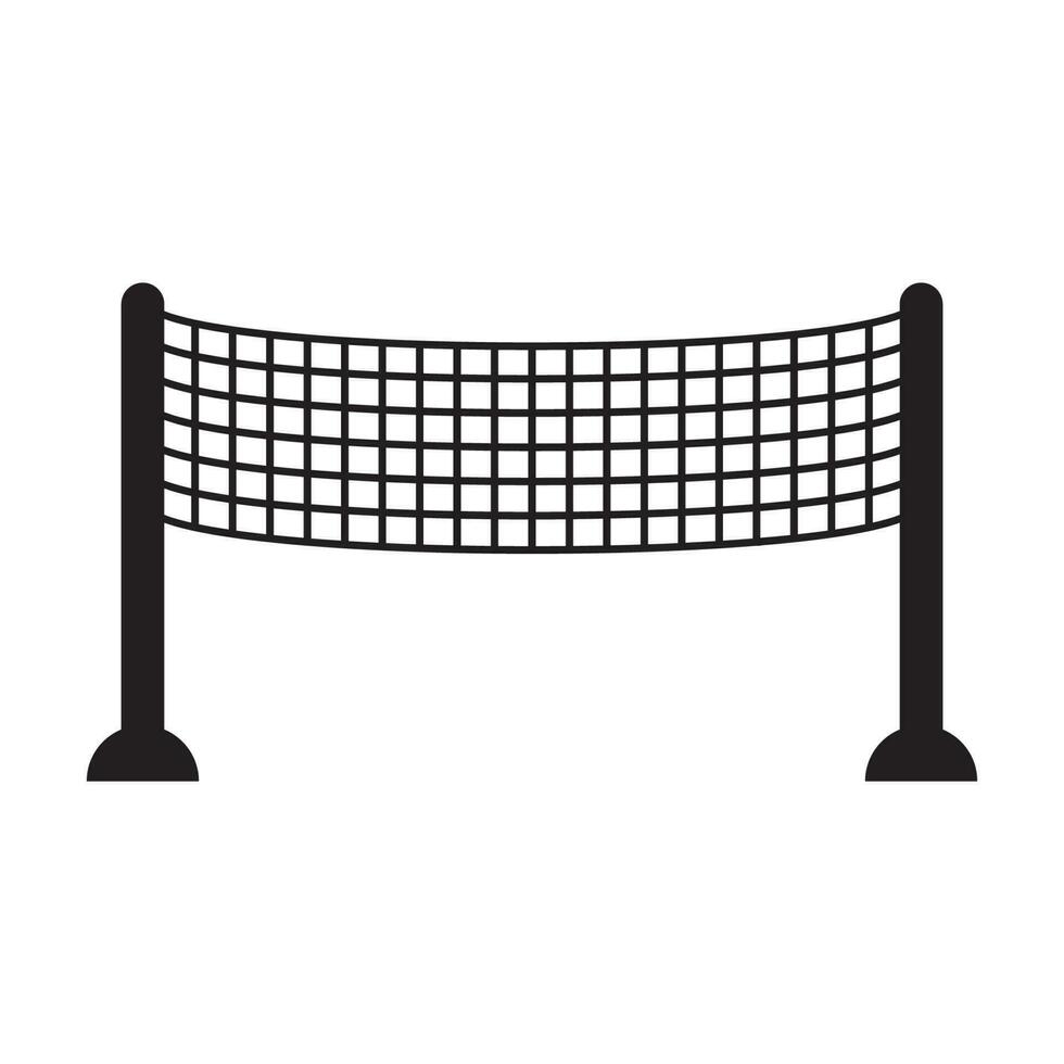 volleyball net icon vector