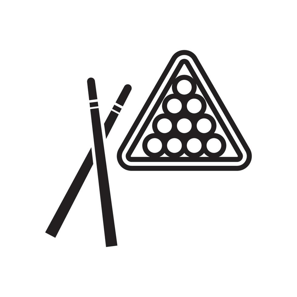 billiard icon vector