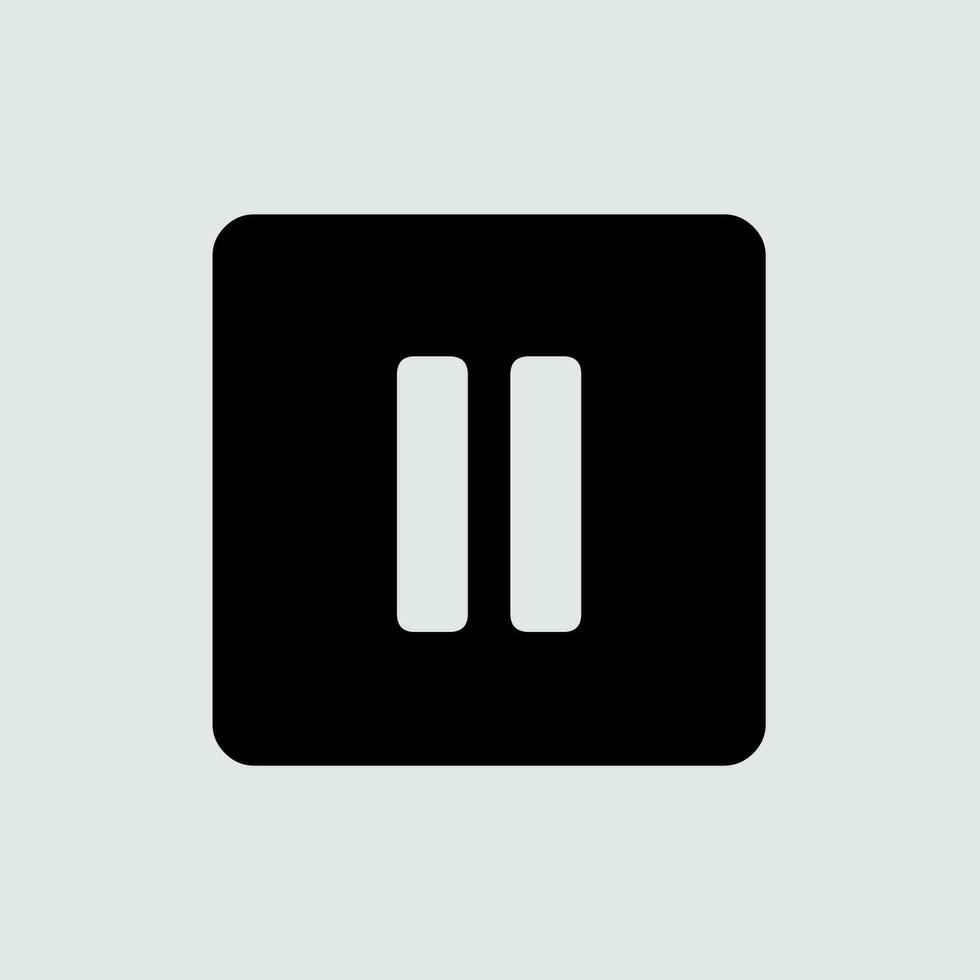 Button Icon on Recorder vector