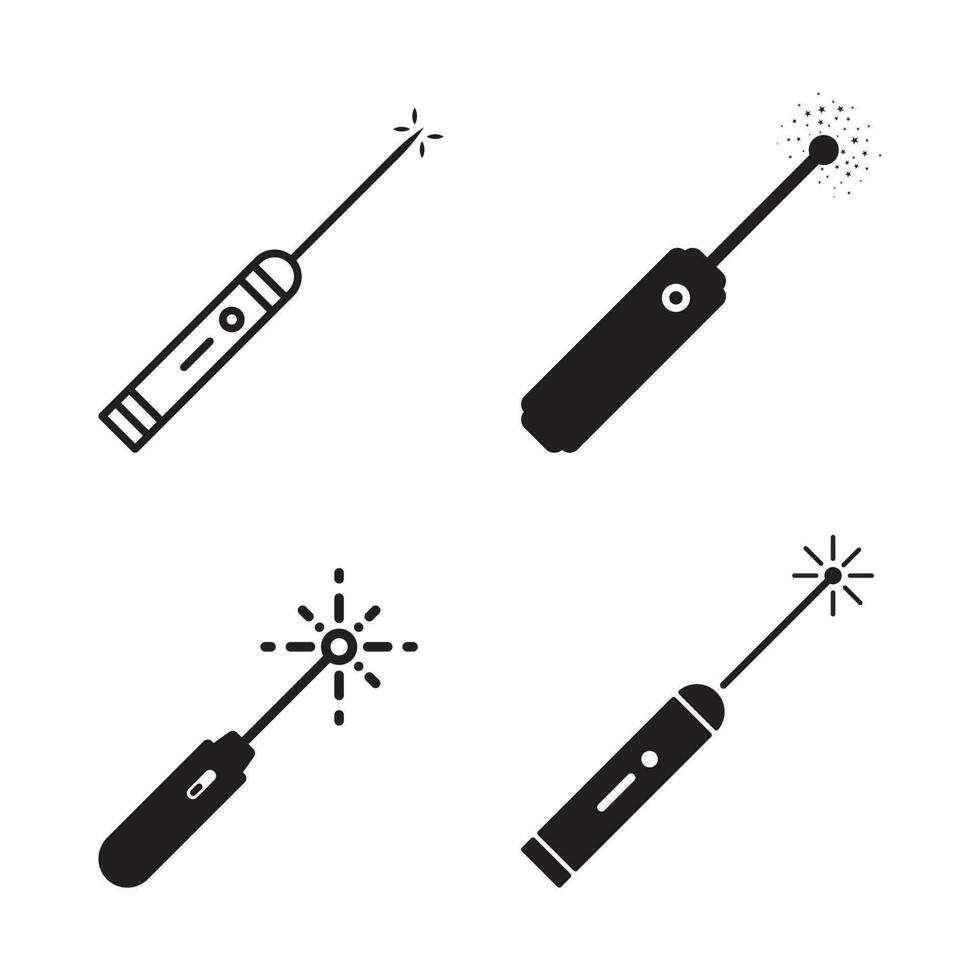 laser pen icon vector