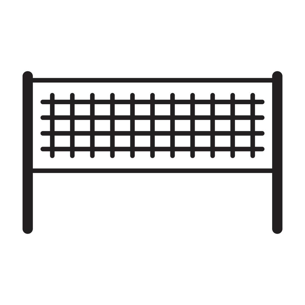 volleyball net icon vector