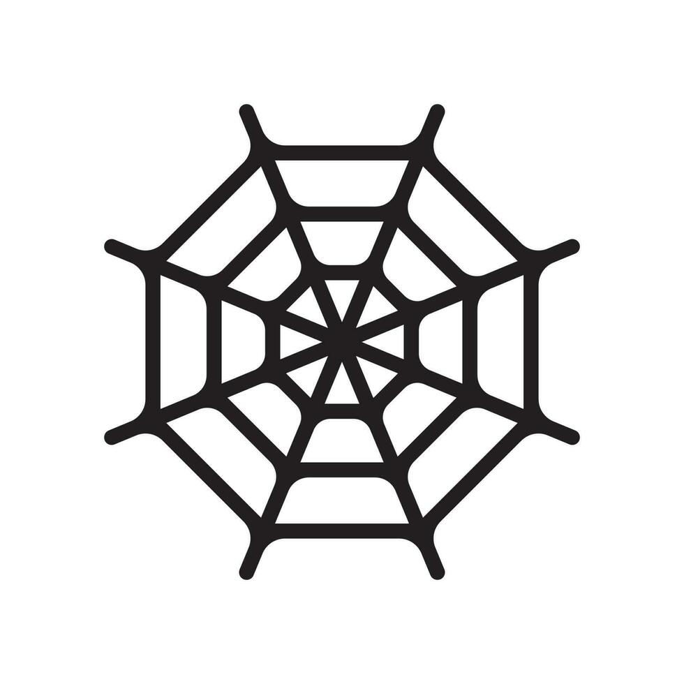araña webs vector