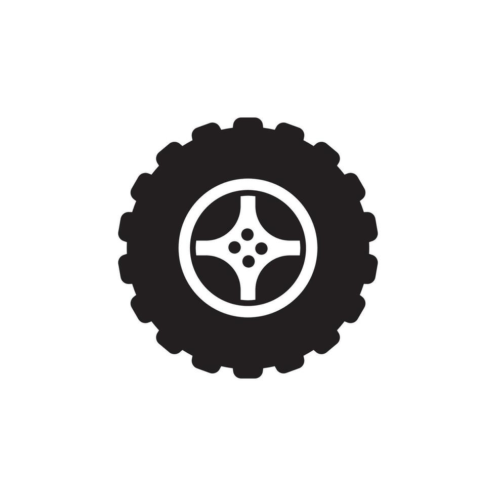 tire icon vector