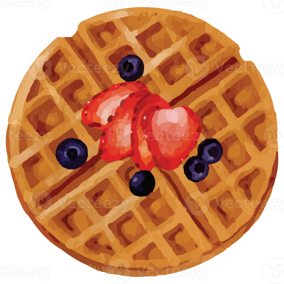 Waffle Pancake Clip art Element Transparent Background png