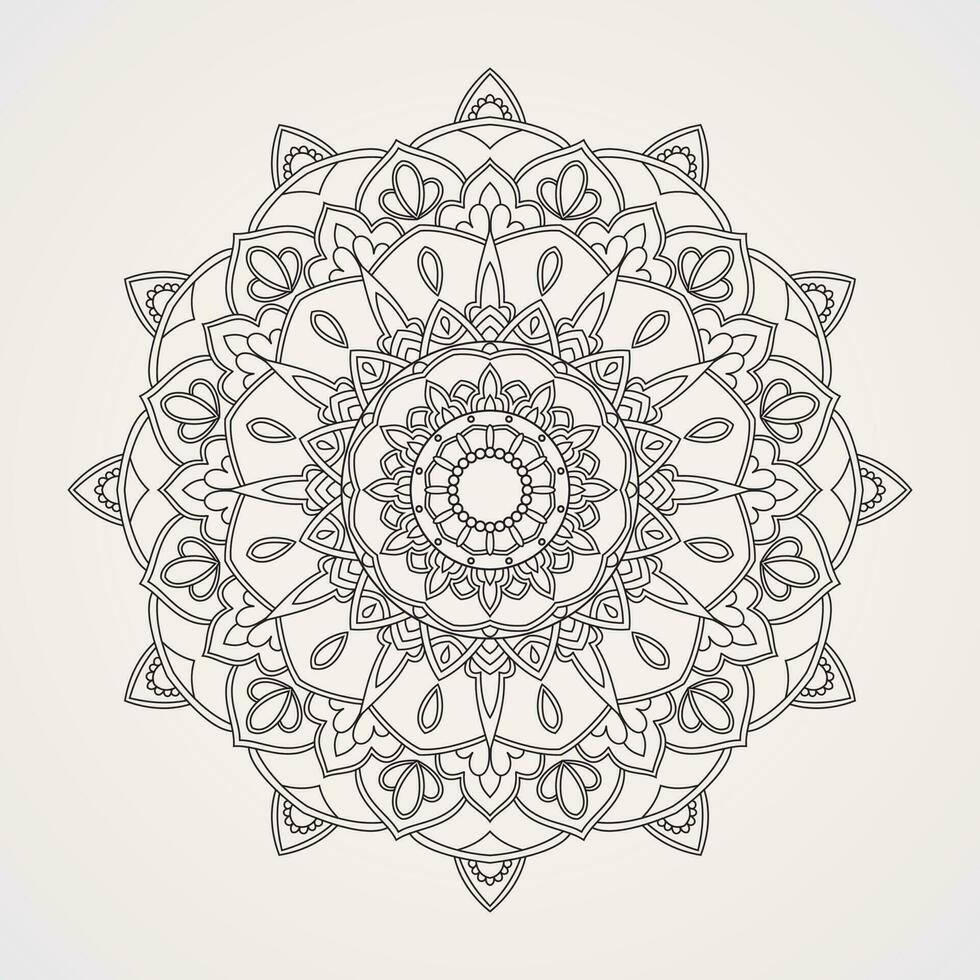 Beautiful Mandala for a Festive Religious Event vector